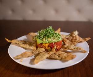 Tuna Tartare on the food menu at Urban Rooftop