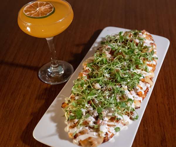 Flatbreads on the food menu at Urban Rooftop